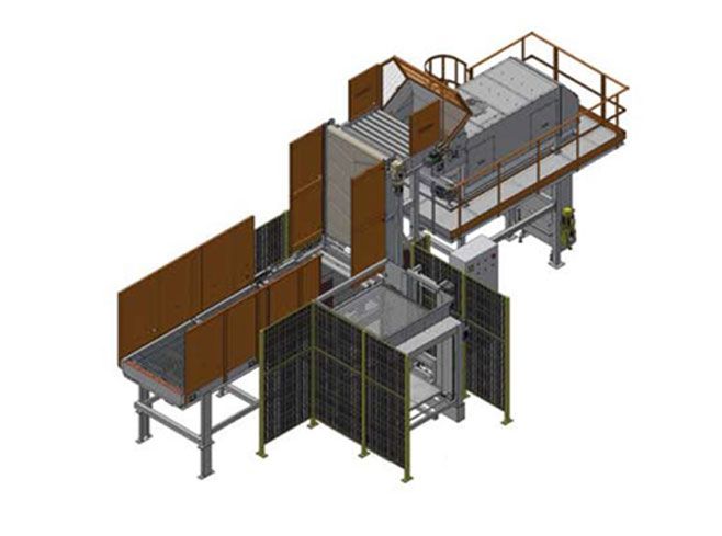 Comav s.r.l. SVR DEPA Depalitizer palletkantelaar volautomatische zakkenleegmachine